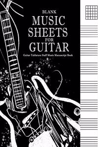 Blank Music Sheets for Guitar