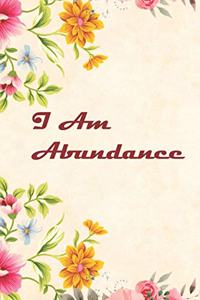 I Am Abundance Affirmation Journal