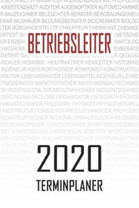 Betriebsleiter - 2020 Terminplaner