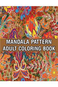 Mandala Pattern Adult Coloring Book