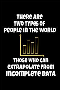 There Are Two Types Of People Those Who Can Extrapolate-From Incomplete Data