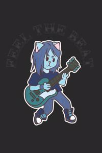 E-Guitar Music Cat Notebook
