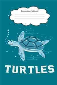 Turtles Composition Notebook