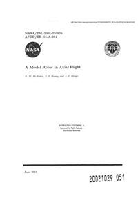 A Model Rotor in Axial Flight