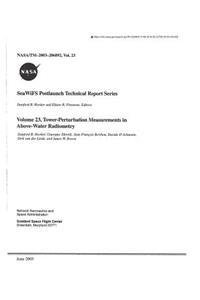 Tower-Perturbation Measurements in Above-Water Radiometry. Volume 23