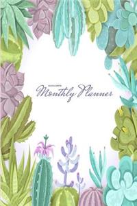 Succulents Monthly Planner