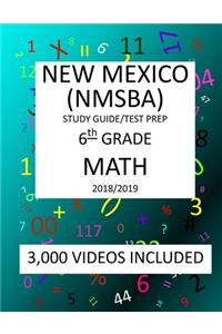 6th Grade NEW MEXICO NMSBA, 2019 MATH, Test Prep