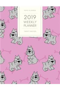 2019 Weekly Planner Twenty Nineteen