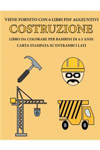 Libro da colorare per bambini di 4-5 anni (Costruzione)