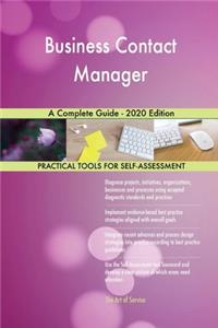 Business Contact Manager A Complete Guide - 2020 Edition