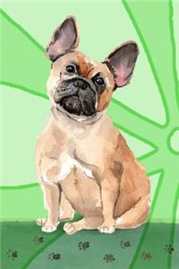 Bullet Journal Notebook for Dog Lovers, French Bulldog Sitting Pretty 4: Graph Design - 162 Numbered Pages with 150 Graph Style Grid Pages, 6 Index Pages and 2 Key Pages for Journaling, Writing, Planning and Doodling, for