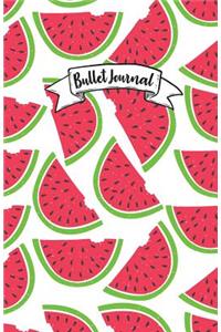 Bullet Journal: Cute Watermelon Cover: Notebook, Bullet Journal Dotted Grid, 100 Pages (5.5 X 8.5)