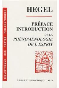 Preface Introduction de la Phenomenologie de l'Esprit