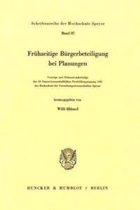 Fruhzeitige Burgerbeteiligung Bei Planungen