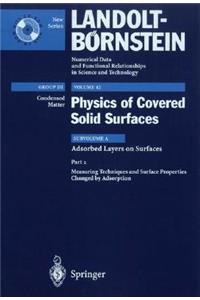 Measuring Techniques and Surface Properties Changed by Adsorption