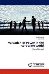 Valuation of Power in the Corporate World