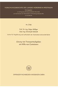 Lösung von Transportaufgaben mit Hilfe von Containern