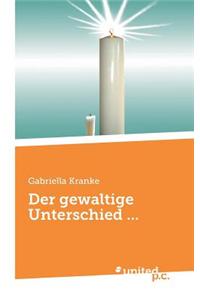 Gewaltige Unterschied ...