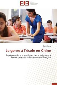 Le Genre À L École En Chine