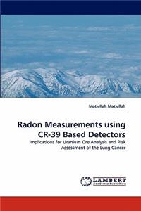Radon Measurements Using Cr-39 Based Detectors