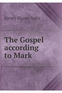 The Gospel according to Mark