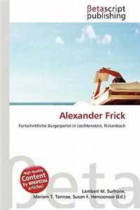 Alexander Frick
