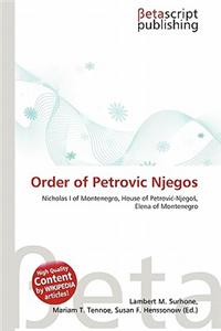 Order of Petrovic Njegos