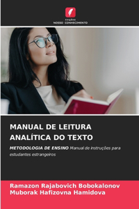 Manual de Leitura Analítica Do Texto