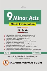 Samarth Agrawal 9 Minor Acts Mains Examination (Q&A) First Edition Part-2