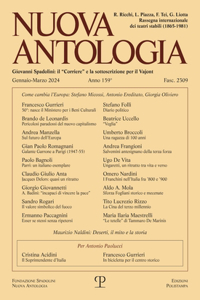 Nuova Antologia - A. CLIX, N. 2309, Gennaio-Marzo 2024