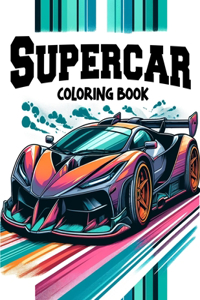 Supercar Coloring Book