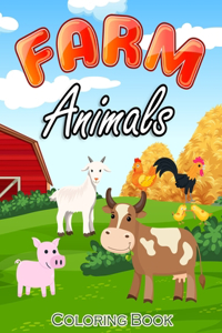 Farm Animals Coloring Book