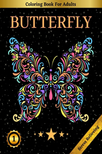 Butterfly Coloring Book For Adults