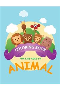 Coloring Book For Kids Ages 2-4