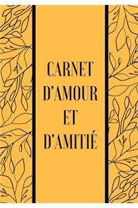 Carnet d'Amour Et d'Amitié