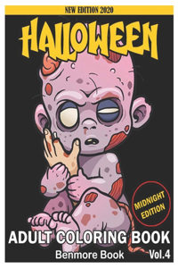 Halloween Midnight Edition Adult Coloring Book