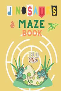 Dinosaurs Maze Book