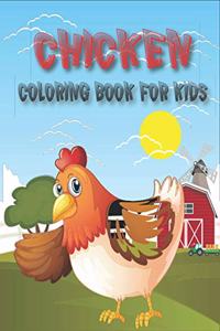 Chicken Coloring Book For Kids: Amazing Chicken Designs