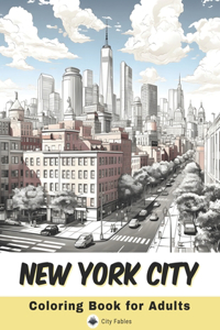 New York City Coloring Book for Adults