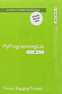 Mylab Programming with Pearson Etext -- Access Card -- For Introduction to Computing and Programming in Python