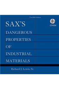 Sax's Dangerous Properties of Industrial Materials, Set CD-ROM