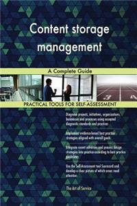 Content storage management A Complete Guide