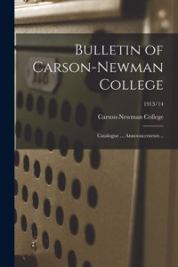 Bulletin of Carson-Newman College