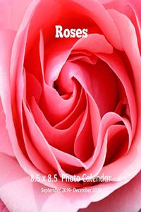 Roses 8.5 X 8.5 Calendar September 2019 -December 2020