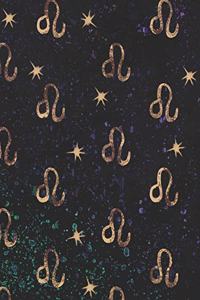 Leo Astrological Zodiac Sign Notebook