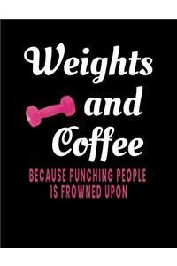 Weights And Coffee Because Punching People Is Frowned Upon