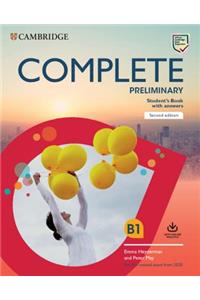 Complete Preliminary Student's Book with Answers with Online Practice