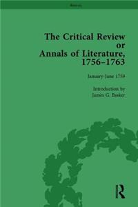 Critical Review or Annals of Literature, 1756-1763 Vol 7