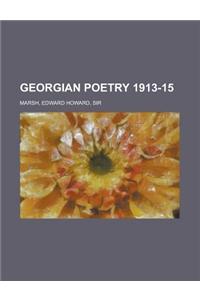 Georgian Poetry 1913-15