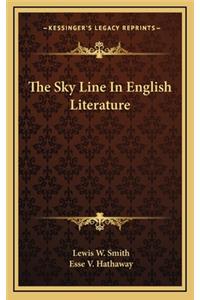 The Sky Line in English Literature